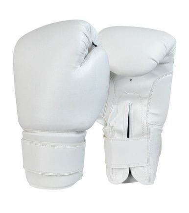 White Ringside Pro Fitness Boxing Gloves